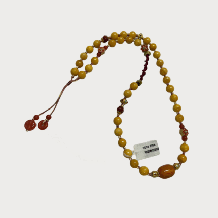Reflow Flower Amber Necklace (Color-Changing Flower) – Natural Baltic Amber Pendant Necklace